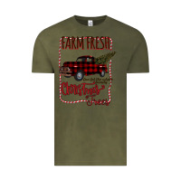 Vintage Olive Farm Fresh Christmas Vintage Tee - Bettercallsaul