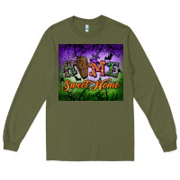 Army Green Home sweet home Long Sleeve Tee - NancyCooperArtShop