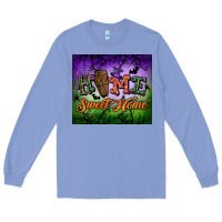 Colony Blue Home sweet home Long Sleeve Tee - NancyCooperArtShop
