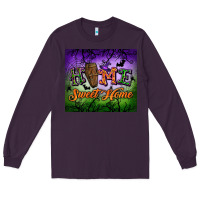 Plum Home sweet home Long Sleeve Tee - NancyCooperArtShop