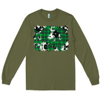 Army Green Christmas Joy With Chick Long Sleeve Tee - RanaPortraitStore