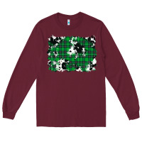Burgundy Christmas Joy With Chick Long Sleeve Tee - RanaPortraitStore
