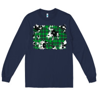 Navy Christmas Joy With Chick Long Sleeve Tee - RanaPortraitStore