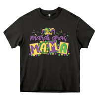 Asphalt mardi gras mama Heavy Core Tee - MaliasSmallBusiness