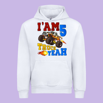 I'am Five Truck Yeah Urban Hoodie Designed By Artiststas
