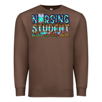 Chestnut Nursing Student No Sleep No Money No Life Premium Sweatshirt - CowhideDigitalArt