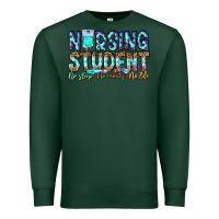 Sports Green Nursing Student No Sleep No Money No Life Premium Sweatshirt - CowhideDigitalArt