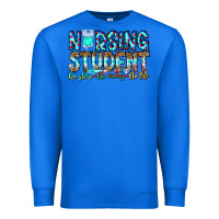 True Royal Nursing Student No Sleep No Money No Life Premium Sweatshirt - CowhideDigitalArt
