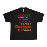 Black Nobody's Walking Out Old Fashioned Family Urban Heavy Tee - Bettercallsaul