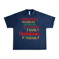 Navy Nobody's Walking Out Old Fashioned Family Urban Heavy Tee - Bettercallsaul