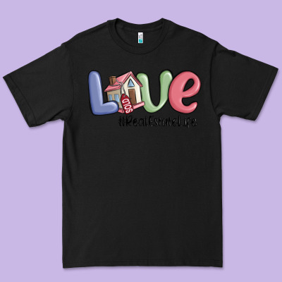 Love Real Estate Life Premium Tee Designed By Maliassmallbusiness