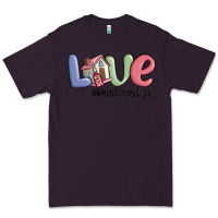 Plum love real estate life Premium Tee - MaliasSmallBusiness