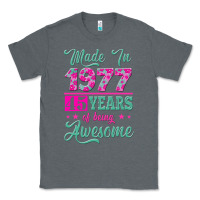 Charcoal Heather made in 1977, 45 years of being awesome Classic Tee - Jasminsmagicworld