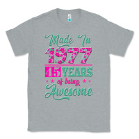 Heather Grey made in 1977, 45 years of being awesome Classic Tee - Jasminsmagicworld