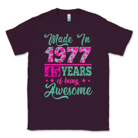 Plum made in 1977, 45 years of being awesome Classic Tee - Jasminsmagicworld