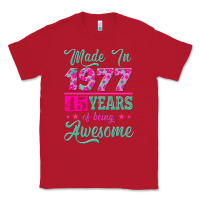 Red made in 1977, 45 years of being awesome Classic Tee - Jasminsmagicworld