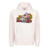 Pale Pink kentucky 4th of july Premium Hoodie - FaDigitalArtStudio