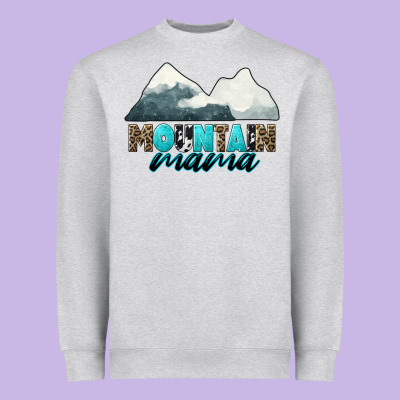 Mountain Mama Heavyweight Sweatshirt Designed By Cowgirlartshop