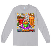 Moon Dust Happy Hallothanksmas coffee cups Long Sleeve Tee - texasbilliewilder