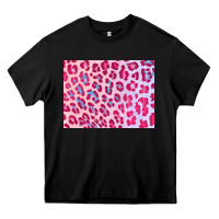 Black leopard background pink shimmer 3200x2400 Heavy Core Tee - AdoDesignShop