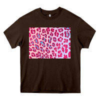 Chocolate Brown leopard background pink shimmer 3200x2400 Heavy Core Tee - AdoDesignShop