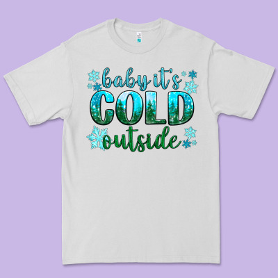 Baby Its Cold Outside Premium Tee Designed By Nancycooperartshop