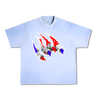 Grape Ice American Flag Claw Urban Heavy Tee - Bettercallsaul