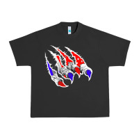 Pigment Black American Flag Claw Urban Heavy Tee - Bettercallsaul