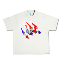 Pistachio American Flag Claw Urban Heavy Tee - Bettercallsaul