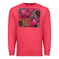 Cardinal Racing leopard frame mama Mother's Day Premium Sweatshirt - LillyAllenDesigns
