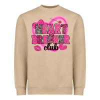 Mushroom Heart breaker club Valentine's Day Heavyweight Sweatshirt - HowdyJamesFarm