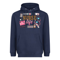 Navy Western Nurse Life Heavyweight Hoodie - LillyAllenDesigns
