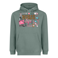Sage Western Nurse Life Heavyweight Hoodie - LillyAllenDesigns