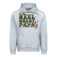 Heather Grey reel great papa Urban Hoodie - Artiststas