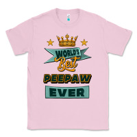 Bubblegum Pink world's best peepaw ever Classic Tee - Jasminsmagicworld