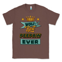 Chestnut world's best peepaw ever Classic Tee - Jasminsmagicworld
