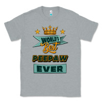 Heather Grey world's best peepaw ever Classic Tee - Jasminsmagicworld