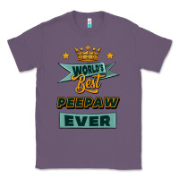 Lavender world's best peepaw ever Classic Tee - Jasminsmagicworld