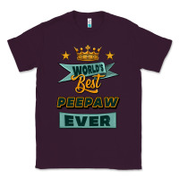 Plum world's best peepaw ever Classic Tee - Jasminsmagicworld