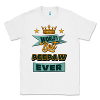 White world's best peepaw ever Classic Tee - Jasminsmagicworld