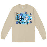 Mushroom it's freezing season Long Sleeve Tee - texasbilliewilder