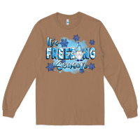 Toasted Coconut it's freezing season Long Sleeve Tee - texasbilliewilder