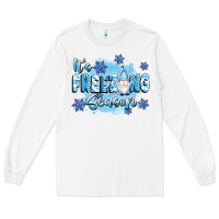 White it's freezing season Long Sleeve Tee - texasbilliewilder