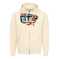 Sandshell All american dad Zipper Hoodie - FaDigitalArtStudio