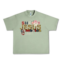 Oil Green She Jesus America Too Urban Heavy Tee - Bettercallsaul