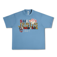 Pebble Blue She Jesus America Too Urban Heavy Tee - Bettercallsaul