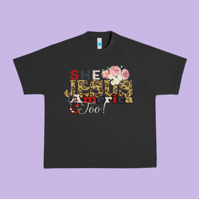 She Jesus America Too Urban Heavy Tee Designed By Bettercallsaul