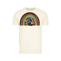 Vintage Arctic Christmas cowboy boots rainbow Vintage Tee - RanaPortraitStore