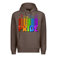 Coffee Pride Barcode Premium Hoodie - FaDigitalArtStudio