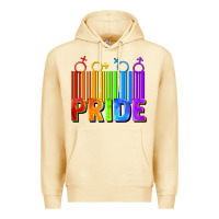 Pina Colada Pride Barcode Premium Hoodie - FaDigitalArtStudio